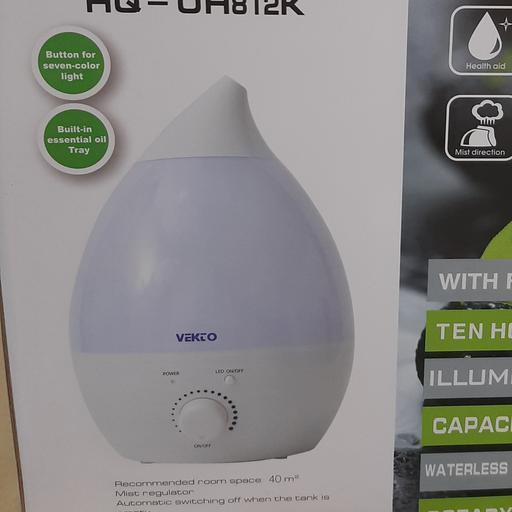 دستگاه بخور سرد vekto سه و نیم لیتری با قابلیت اضافه کردن دارو